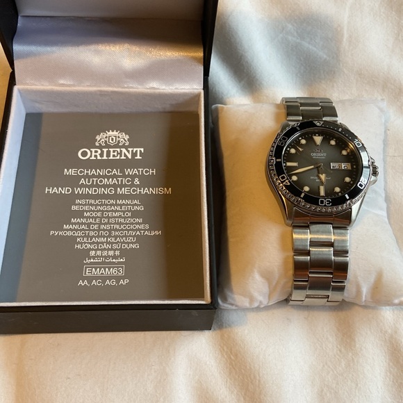 ORIENT KAMASU AUTOMATIC GREY DIAL 200M MEN'S WATCH - LATEST MODEL - Picture 2 of 8